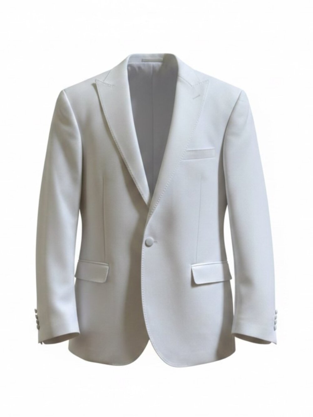 Men's Egara Slim Fit Jacket - Size 44 - White